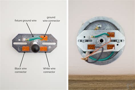 holes for vanity light fixture wider than electrical box|centering mirror over vanity light.